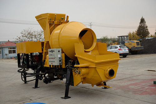 cement mixer with pump