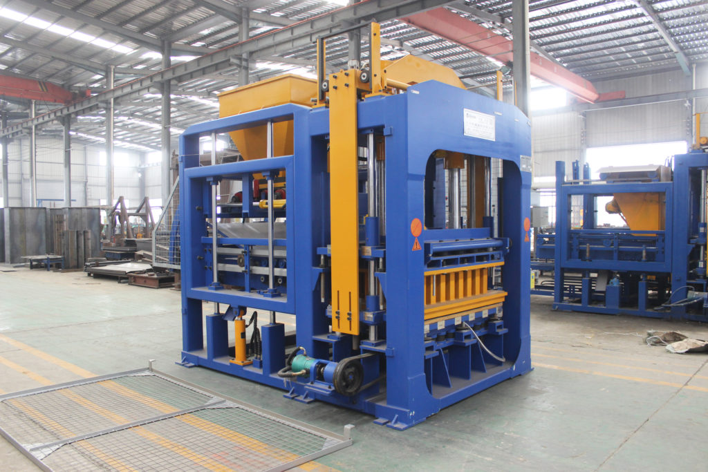 automatic cement concrete block making machine