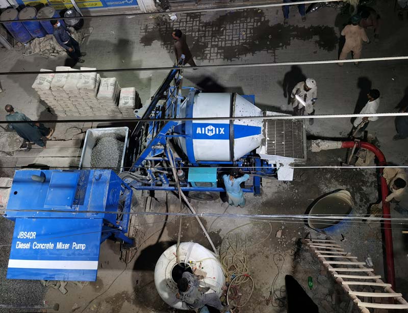 Aimix Concrete Mixer and Pump Machine