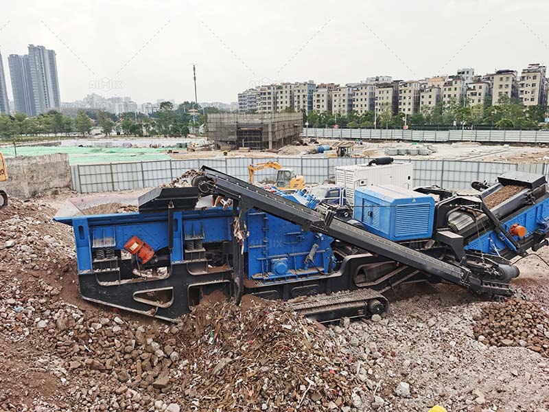 Portable Crusher Plant for Construction Waste