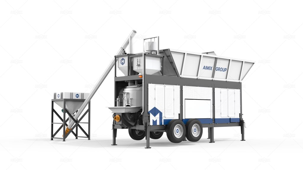 AJP All-in-One Concrete Pumping Mixing Plant