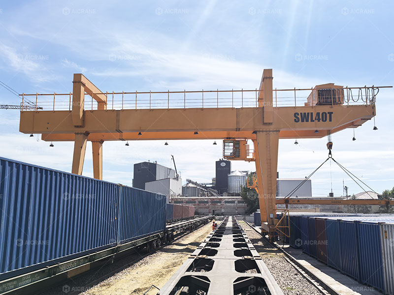 double girder 40 ton gantry crane